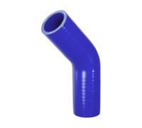 25mm-40mm ID 45 Degree Silicone Hose Coupler Coolant Intercooler Pipe,Universal Blue Red Black Automotive Elbow Connector 90mm Length For Air Water(38mm Blue)