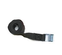 25mm*6m Ratchet Tie Down Straps, Heavy Duty Lashing Straps Adjustable Cam Buckle Tensioning Belts for Mounting on Bicycle Carriers Car Luggage Cargo Trailer - Black