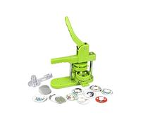 25MM-75MM Badge Pin Button Maker Machine, Replaceable DIY Badge Maker Press Machine DIY Button Pin Badge Maker, Craft Kit(37mm Set)