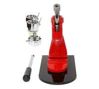 25MM-75MM Button Maker Machine with 100-500Pcs Parts and Circle Cutter and Mold Heavy Duty Metal Low Failure Rate DIY Badges Set(50MM 100Pcs-Button)