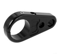 25MM ATV Motorcycle Clutch and Brake Line Wire Clip Bracket Constructed from Electroplated Aluminum Alloy for Long Lasting Use (Black)