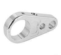 25MM ATV Motorcycle Clutch and Brake Line Wire Clip Bracket Constructed from Electroplated Aluminum Alloy for Long Lasting Use (Electroplating)