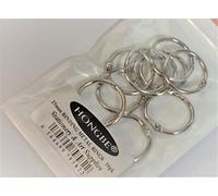 25mm Binding Rings 12pk ~ O Rings~ Split Rings Snap Locking