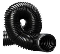 25mm Black Pond Corrugated Flexible Hose Pipe 28 Metre