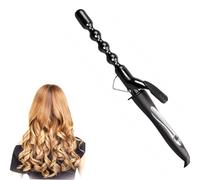 25mm Bubble Curling Wand, Beach Wave Curling Iron, Professional Hair Curler Iron for Long & Medium Hair, Bubble Barrel Curling Tongs Dual Voltage