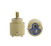 25mm Ceramic Faucet Cartridges, Ceramic Disc Cartridge Replacement, Single Handle Ceramic Cartridge for Bathroom Shower and Showerhead Faucet Parts