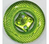 25mm Clear Reflective Buttons Sparkle Mirror Backed Coat Etc Buy 2 4 Or 8 831D, Apple Lime Green, 8