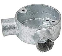 25mm Conduit Angle Box Galvanised (20)