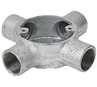 25mm Conduit Intersection Box Galvanised (5)