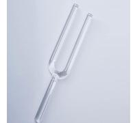 25mm Crystal Tuning Forks For Yoga Meditation & Sound Therapy, Clear Powerful Tone Good For Stress Relief, With Striker (Color : A Note_430 HZ)