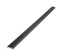 25mm D-Mould Architrave uPVC Plastic Finishing Trim (2.5m) - Anthracite Grey (Smooth)