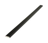 25mm D-Mould Architrave uPVC Plastic Finishing Trim (2.5m) - Black Ash