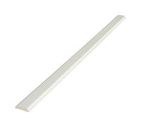 25mm D-Mould Architrave uPVC Plastic Finishing Trim (2.5m) - White
