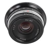 25mm F1.7 Manual Camera Lens, Large Aperture Manual Focus Lens for G1 G3 G5 G6 G7 M4/3 Mount Mirrorless Camera, Create Romantic Ambiance, Clear Portraits and Landscapes Easly,