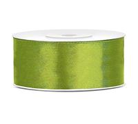 25mm Green Double Satin Roll 25m Ribbon Wedding Christening Christmas New Year Gift
