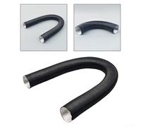 25mm Heating Duct Air Intake Hose Made from Aluminium Foil for Auxiliary Heaters Suitable for Hot and Cold Air Transport and Various Heating Systems (80cm)