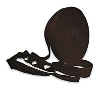 25mm Heavy Duty Webbing Belt Strap Upholstery Webbing Cotton Blend 1 Inch Webbing for Bag Straps Rucksack Backpacks Luggage Bag Strap Cargo Strapping Belts (Dark Brown - 25mm - 3 Meters)