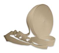 25mm Heavy Duty Webbing Belt Strap Upholstery Webbing Cotton Blend 1 Inch Webbing for Bag Straps Rucksack Backpacks Luggage Bag Strap Cargo Strapping Belts (Lt Brown/Natural Jute - 25mm - 3 Meters)