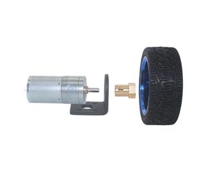 25mm High Torque 12v DC Gear electronic starter Set With 65MM Wheel MQXFCZUX(170rpm,12V)
