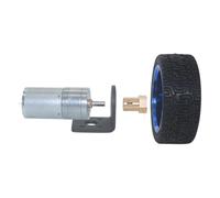 25mm High Torque 12v DC Gear electronic starter Set With 65MM Wheel MQXFCZUX(170rpm,6V)