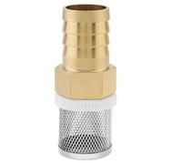 25mm Inline Mesh Screen, PNXKTXO Stainless Steel Filter Copper Tube Joint Pipeline Garden Hose Strainer for Pool, Aquarium Irrigation Sprayer Pump Filtering (Diameter 25mm)