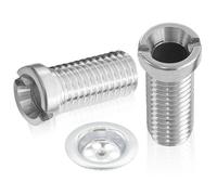 25mm Kitchen Sink Plug Screws, Sink Strainer Replacement Screws 2PCS | Stainless Steel Sink Basket Screw 15x25mm Strainer Waste Threaded Screw Connector for Drain Fitting,Sink,Drain Strainer