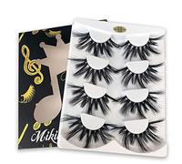 25mm Lashes,Dramatic 6D Faux Mink Lashes,Fluffy Volume Eyelashes,Thick Crossed Lashes,Long Faux 25mm Mink Lashes()
