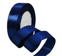 25mm Navy Blue Ribbon for Gift Wrapping,22m Fabric Thick Satin Ribbon Dark Blue Bow for Gift Wrapping,Ribbons for Balloons,Crafting,Hair,Bouquets,Wedding, Car,Presents,Cake,Christmas Party Decorations