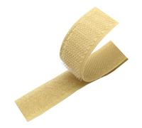 25mm,Non self Adhesive Back Nylon Strips Fabric Fastener,Interlocking Tape(Khaki,25MM x 10 Yards)