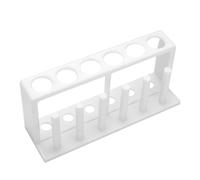 25mm Plastic In-Line Test Tube Rack with Drying Pins,6 Holes & 6 Column Detachable Test Tube Holder Storage Stand Laboratory Supplies for Scientific Experiments,Plant Reproduction