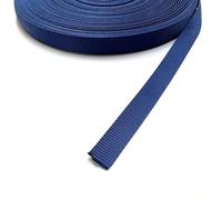 25mm Polypropylene Webbing Heavy Duty Strap For Backpacks Belts Handles Bags Straps Dog Leads (5 Metres, Navy)