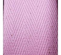 25mm Pure Cotton Herringbone Twill Tape Binding 37 Colours Buy 1 2 4 or 8m+ 675D, 074 Powder Pink, 1 Metre