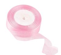 25mm Purple Pink Organza Ribbon for Gift Wrapping, Hair Bows, Christmas, Weddings & DIY Crafts - 45M
