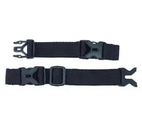 25mm Rucksack and Backpack Adjustable Chest Strap with Easy-On Clips and Adjusting Buckles (Black)