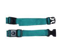 25mm Rucksack and Backpack Adjustable Chest Strap with Easy-On Clips and Adjusting Buckles (Emerald)