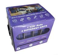 25mm Sanding Belt Roll with Aluminum Oxide Grit Layer and Tear-Resistant Cloth Backing for Reliable Performance in Production Settings (A)