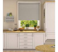 25mm Slat PVC Venetian Blind 152cm Drop (Grey, 70cm (72.55"))