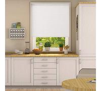 25mm Slat PVC Venetian Blind 152cm Drop (White, 85cm (33.46"))