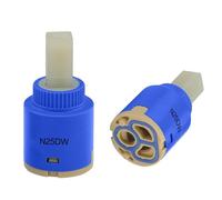 25mm Tap Cartridge Certification Ceramic Faucet Cartridge Mix Tap Inner Cartridge Replacement for Single Lever Tap, Monobloc Bathroom or Kitchen Mixer Taps
