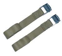 25mm Tie Down Strap with Alloy Cam Buckle (Pack of 2) (beige, 1 metre)