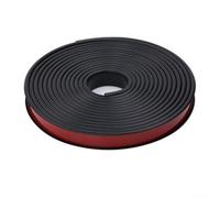 25mm U Shaped Edge Band for Furniture TPE Trim for Table and Cabinet Protection Strong Bond (500cm Black)