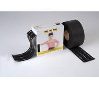 25mm Vilene Waist Shaper Firm Fold-A-Band Waistband Tape Black - per metre