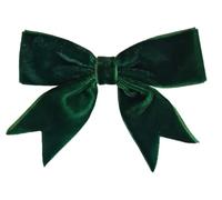 25mm Width Velvet Ribbon Bows Crafting, Christmas, Clothing Scrapbooking (Hunter Green 6 Pack)