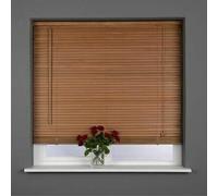 25mm Wooden Venetian Blind - Oak - 165cm x 210cm