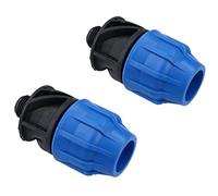 25mm x 1/2" MDPE Male Adapter Compression Coupling Fitting Water Pipe 2PK