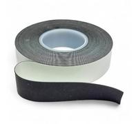 25mm x 10m, Black Self Amalgamating Tape, Waterproof Rubber Tape for Cable and Pipe Repair, Sealing Joints and Insulating Electrical Connections (1 Roll)