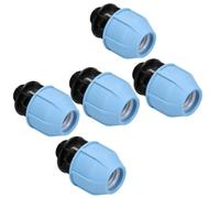 25mm x 3/4" MDPE Male Adapter Compression Coupling Fitting Water Pipe 5PK