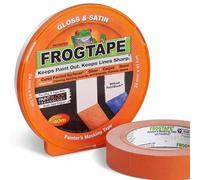 25mm x 41.1m FrogTape for Gloss & Satin - Clean Removal Painters Tape for Woodwork, Doors, Trim & Skirting Boards