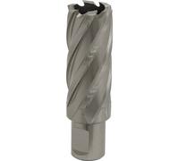 25mm x 50mm Depth Rotabor Cutter - M2 Steel Annular Metal Core Drill 19mm Shank