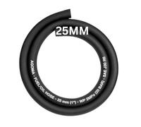 25mm x 5meter Fuel Hose - Reinforced Rubber Hose for Fuel, Diesel, Petrol, Water - Oil-Resistant Flexible Pipe for Engine Fuels, Industrial Use